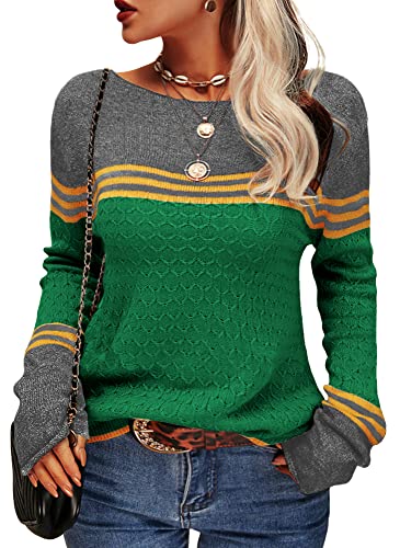 Sweter damski w paski