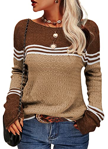 Sweter damski w paski