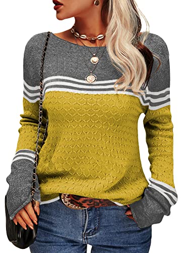Sweter damski w paski