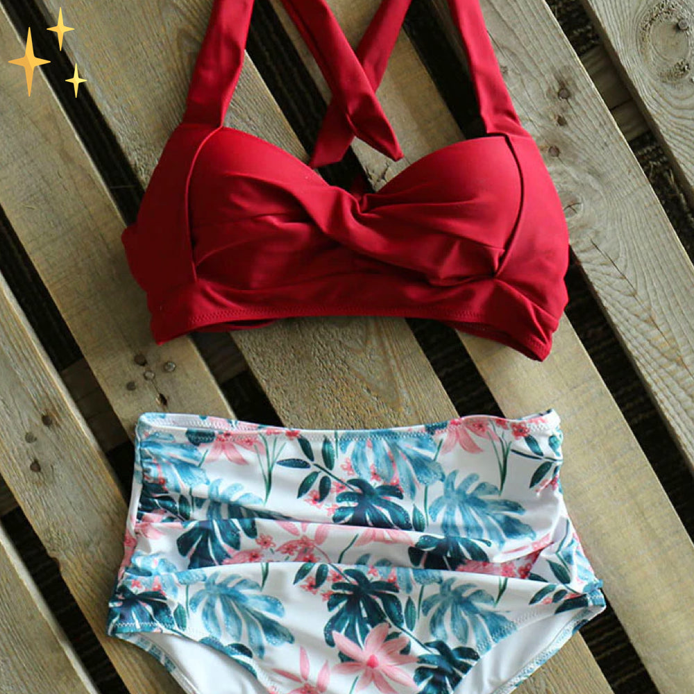 Zestaw bikini Leonor® | Vienna z figami z wysokim stanem i wysokim biustem, odpowiedni dla wszystkich kształtów i rozmiarów.