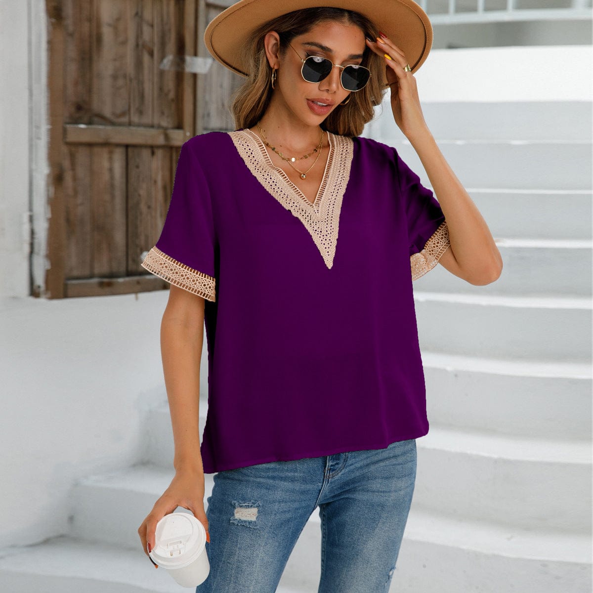 Bluzka Petunia Boho