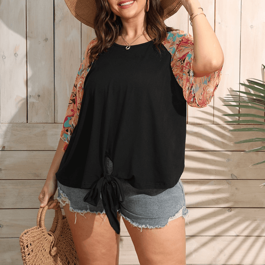 Bluzka Plus Size Kallisto Paisley